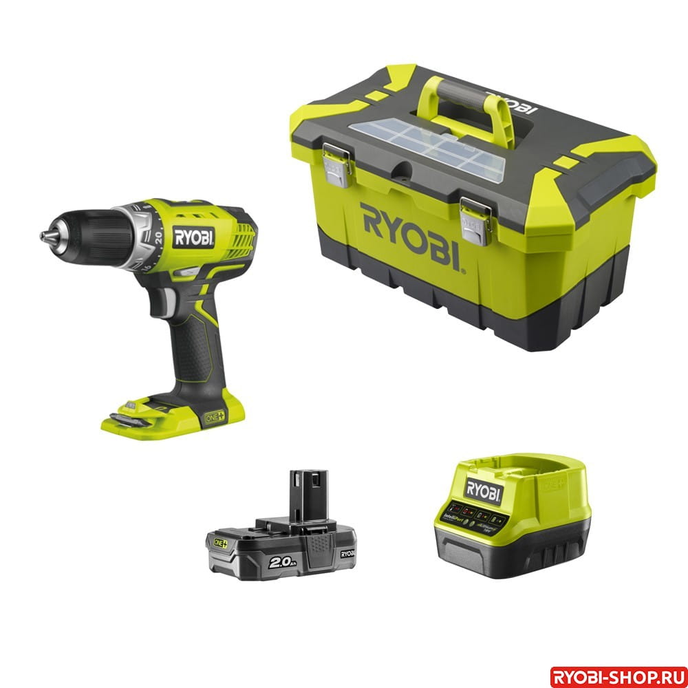 Дрель-шуруповерт аккумуляторная RYOBI RCD18-120T 5133003682 18В