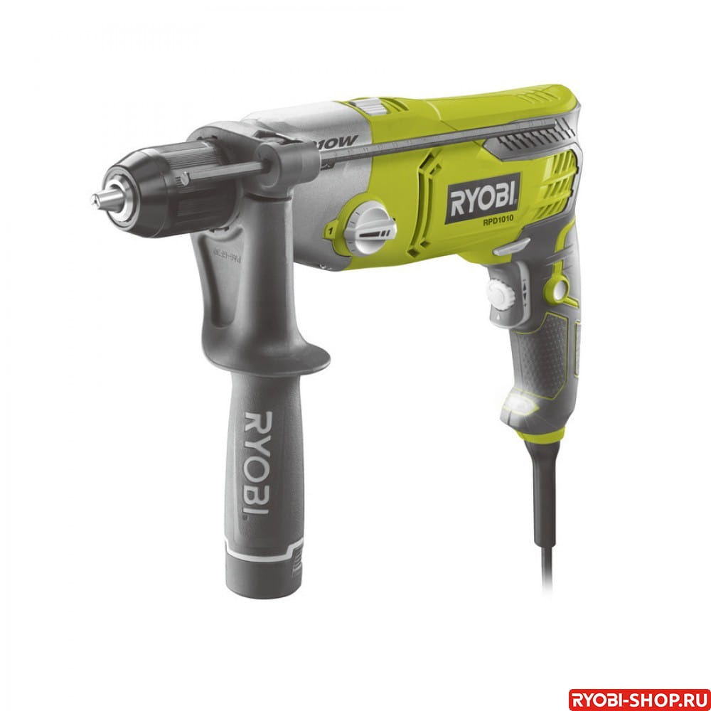 Дрель ударная Ryobi RPD1010-K 5133002058 - Ударные дрели в фирменном  магазине RYOBI