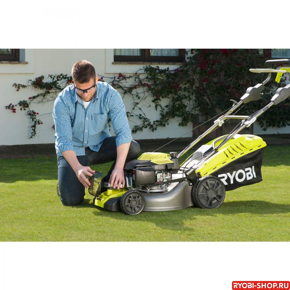Двигатель газонокосилки ryobi