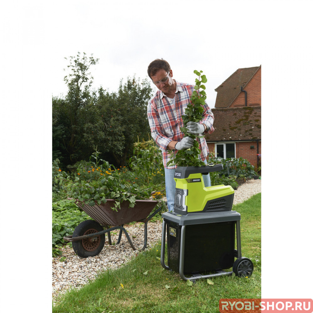 Измельчитель садовых веток Ryobi RSH2845T 5133002351 - Садовые ...