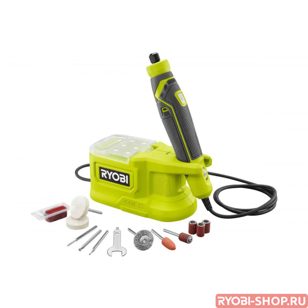 Машина прямая шлифовальная аккумуляторная Ryobi RRT18-0 ONE+ 5133004939 -  Прямые шлифмашины в фирменном магазине RYOBI