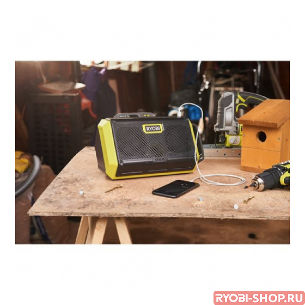 Колонка Bluetooth Ryobi RBT18-0 ONE+ 5133004999 - Радио в фирменном  магазине RYOBI