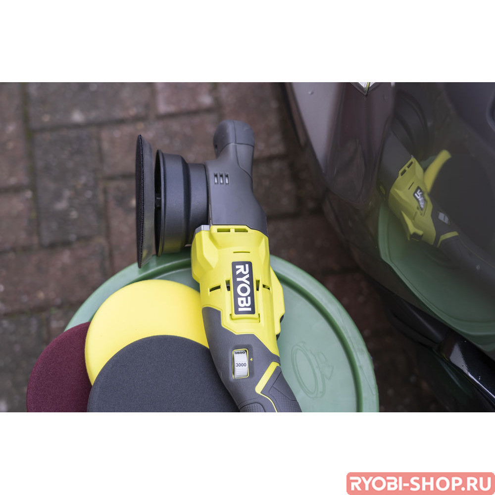 Машина полировальная аккумуляторная Ryobi R18P-0 ONE+ 5133004845 - Полировальные  машины в фирменном магазине RYOBI