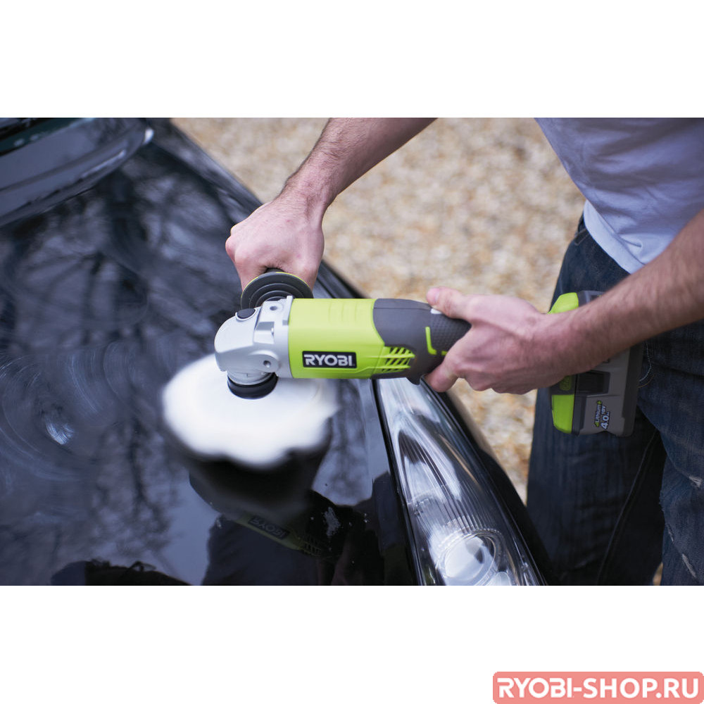 Машина угловая шлифовальная аккумуляторная Ryobi R18AG-0 ONE+