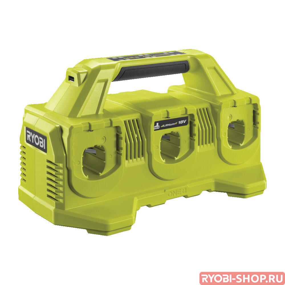 Зарядное устройство 6-портовое Ryobi RC18640 ONE+18В 5133005805 -  Аккумуляторы и зарядные устройства в фирменном магазине RYOBI