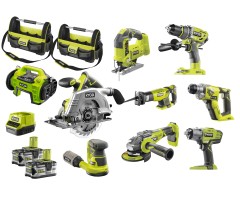 Набор инструментов Ryobi Mega Set R18CK9-LL525S ONE +