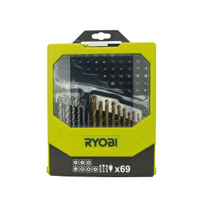 Набор сверл и бит 69 предметов Ryobi RAK69MiX