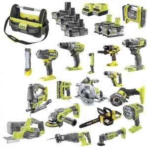 Набор инструментов Big  Mega Set  Ryobi R18CK19-LL525S ONE +