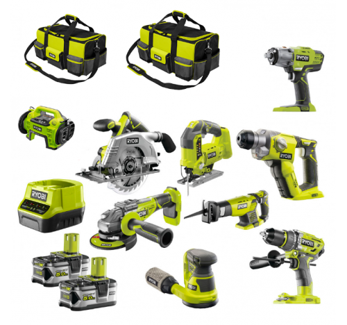 Набор инструментов Ryobi Mega Set R18CK9-LL525S ONE +