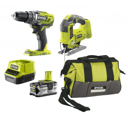 Набор инструментов Ryobi R18DDJS-220S