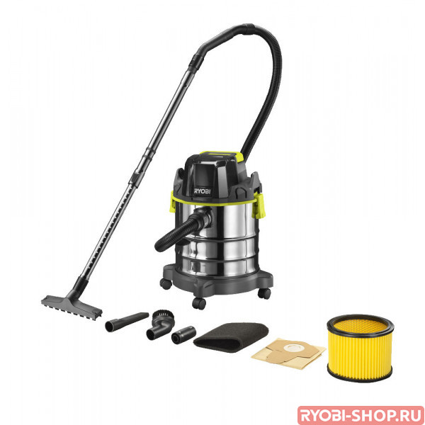 Пылесос строительный аккумуляторный Ryobi R18WDV-0 ONE+ 5133004724 ...