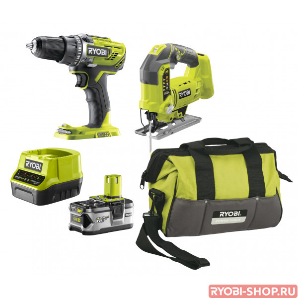 Набор инструментов Ryobi R18DDJS-220S 5133003575 - Наборы инструментов ...