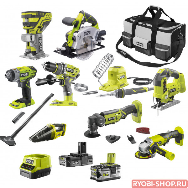Набор инструментов Ryobi R18CSK9/1-252SC 5133032576 - Наборы ...