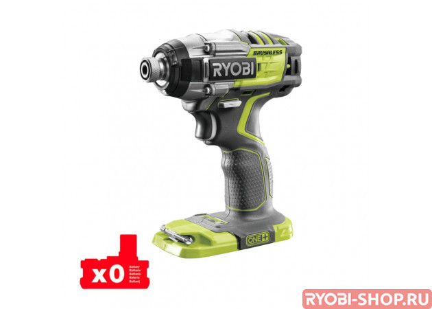 Винтоверт бесщеточный импульсный аккумуляторный Ryobi R18IDBL-0 ONE+ R18IDBL-0 ONE+ 5133002662 в фирменном магазине Ryobi