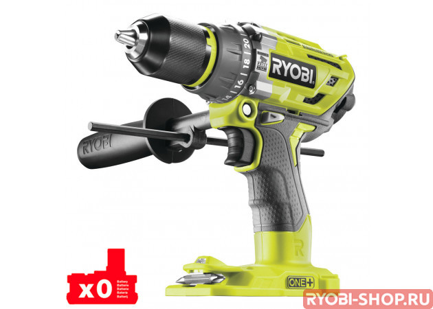 Дрель-шуруповерт бесщеточная аккумуляторная Ryobi R18PD7-0 ONE+ R18PD7-0 ONE+ 5133003941 в фирменном магазине Ryobi