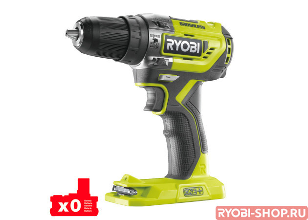 Дрель-шуруповерт ударная бесщеточная аккумуляторная Ryobi R18PD5-0 ONE+ R18PD5-0 ONE+ 5133003595 в фирменном магазине Ryobi