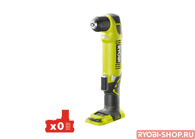 Дрель-шуруповерт угловая аккумуляторная Ryobi RAD1801M-0 ONE+ RAD1801M-0 ONE+ 5133001166 в фирменном магазине Ryobi